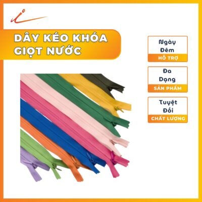 Dây kéo khoá giọt nước