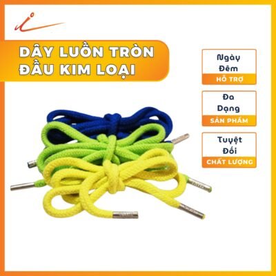 Dây luồn tròn đầu kim loại