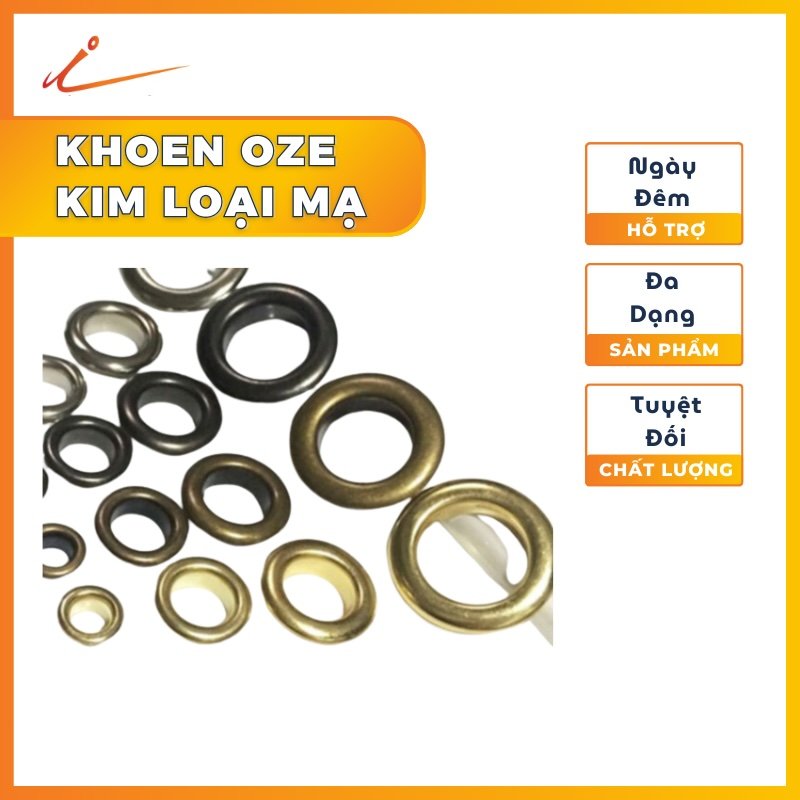 Khoen oze kim loại mạ